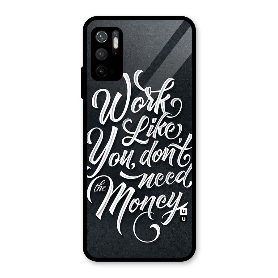Work Like King Metal Back Case for Redmi Note 10T 5G