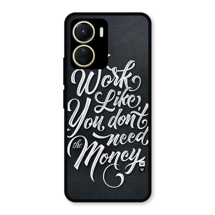 Work Like King Metal Back Case for Vivo T2x