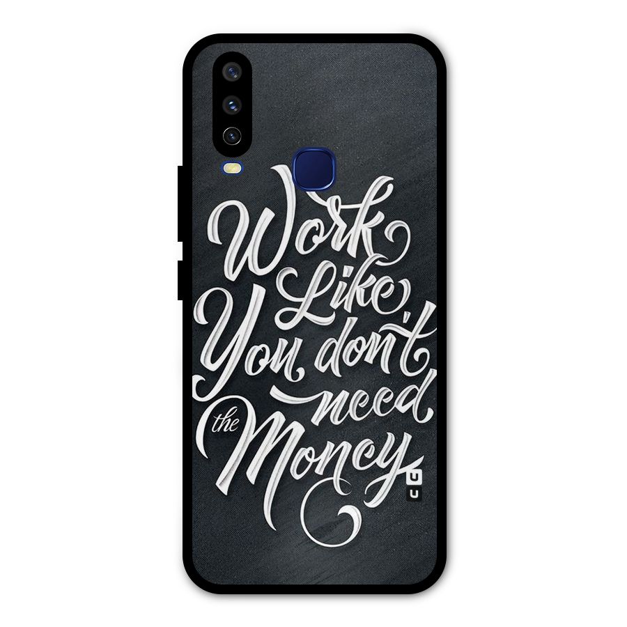 Work Like King Metal Back Case for Vivo V17