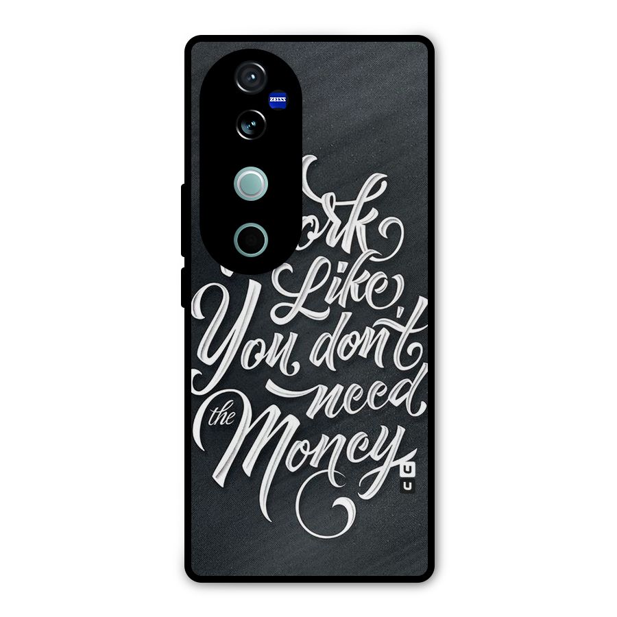 Work Like King Metal Back Case for Vivo V40 Pro