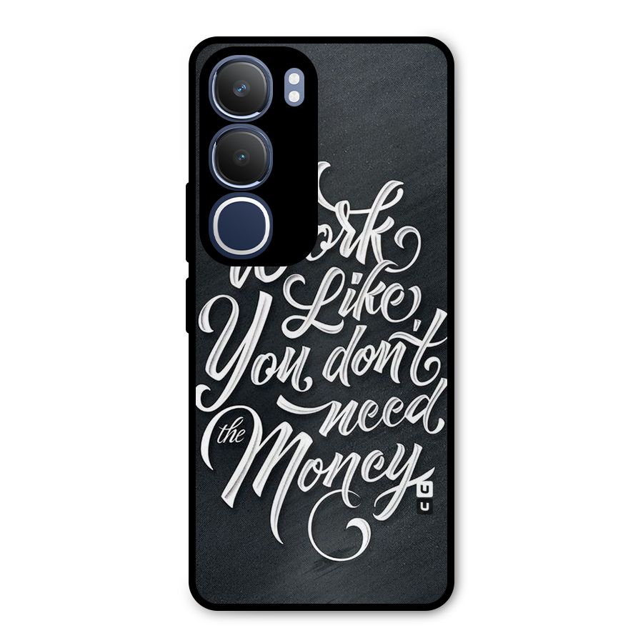 Work Like King Metal Back Case for Vivo Y29