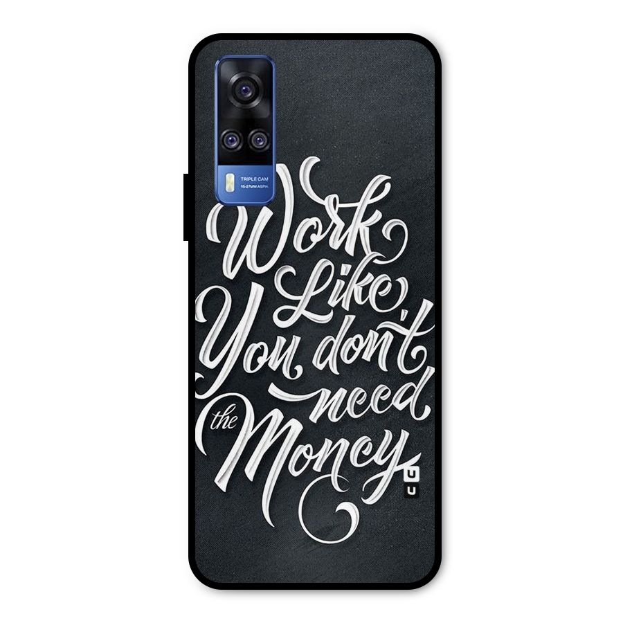 Work Like King Metal Back Case for Vivo Y31