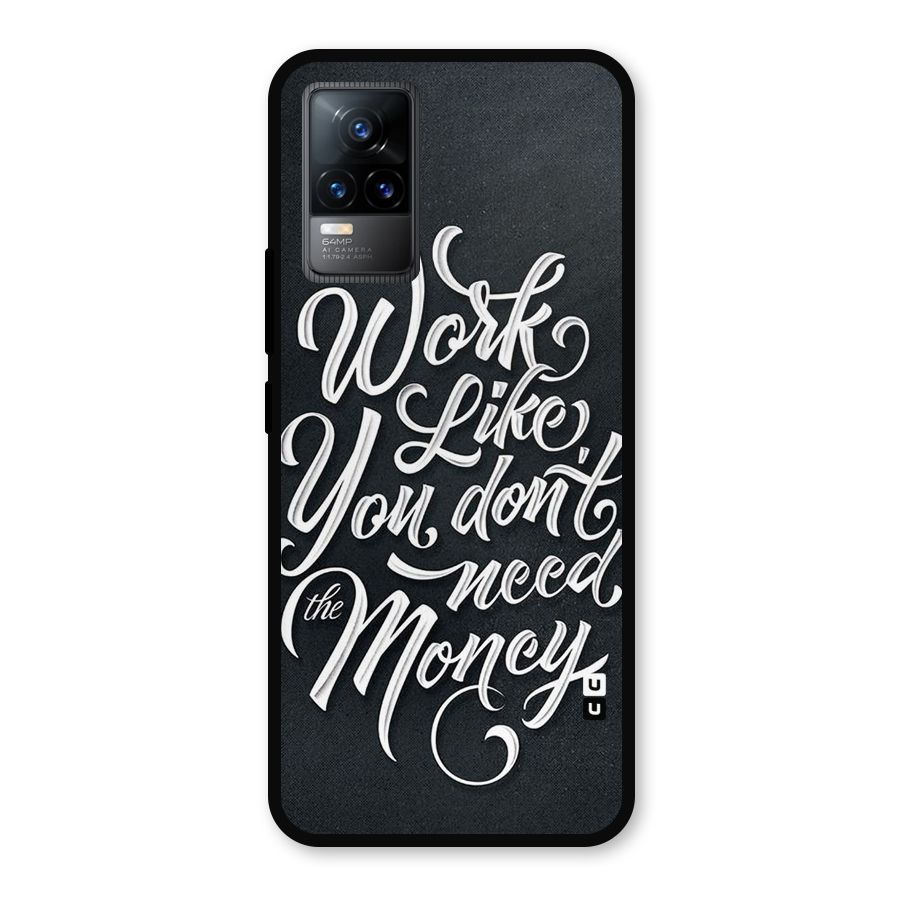 Work Like King Metal Back Case for Vivo Y73