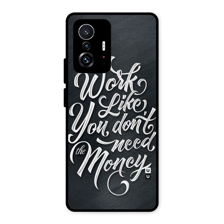 Work Like King Metal Back Case for Xiaomi 11T Pro