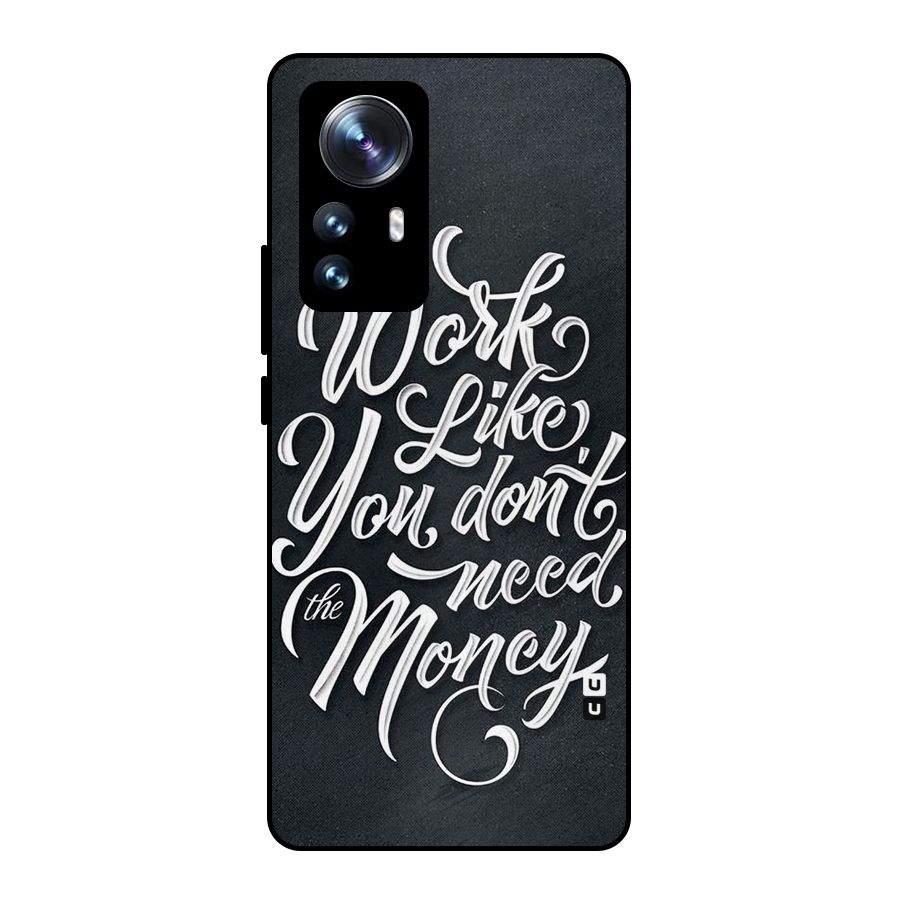 Work Like King Metal Back Case for Xiaomi 12 Pro