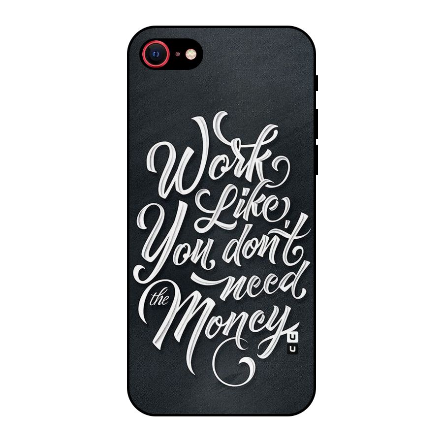 Work Like King Metal Back Case for iPhone 8