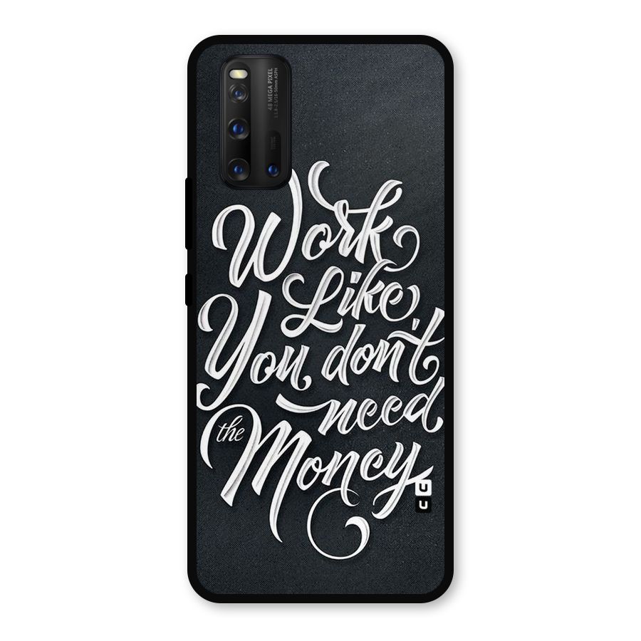Work Like King Metal Back Case for iQOO 3