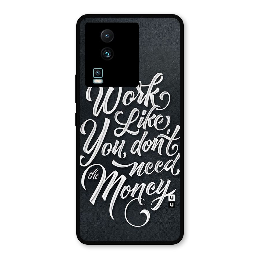 Work Like King Metal Back Case for iQOO Neo 7