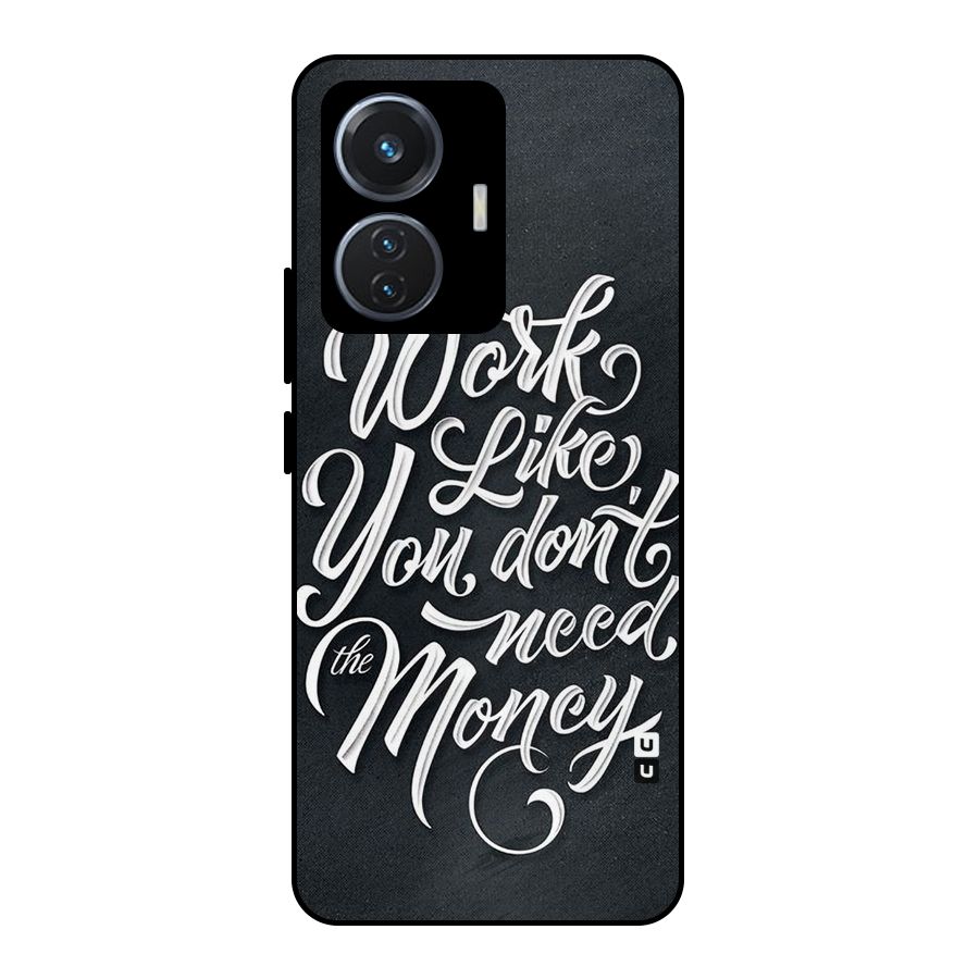Work Like King Metal Back Case for iQOO Z6 44W