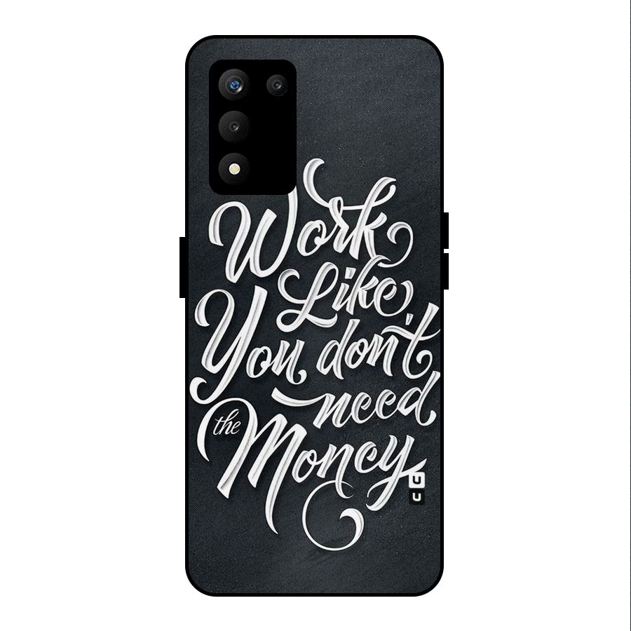 Work Like King Metal Back Case for realme 9 5G SE