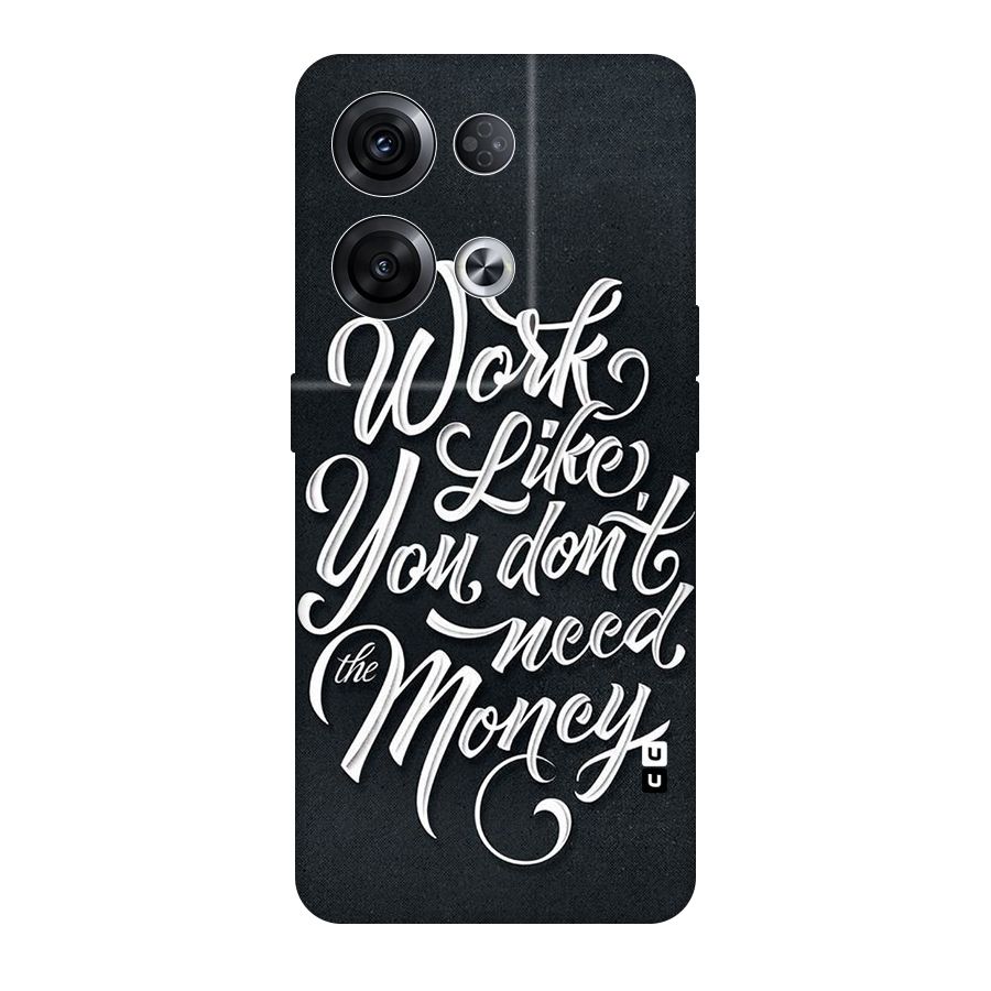 Work Like King Original Polycarbonate Back Case for Oppo Reno8 Pro 5G