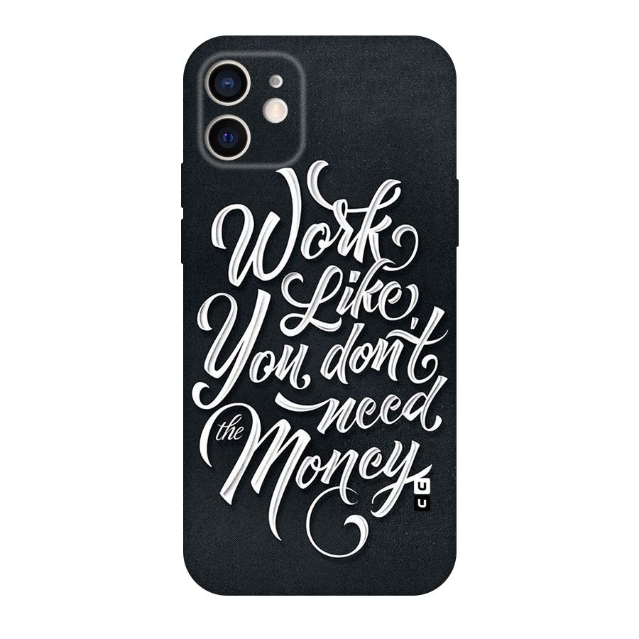 Work Like King Original Polycarbonate Back Case for iPhone 12
