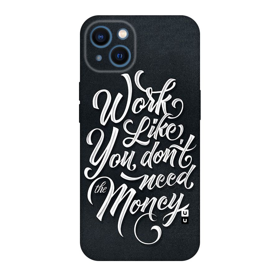 Work Like King Original Polycarbonate Back Case for iPhone 13