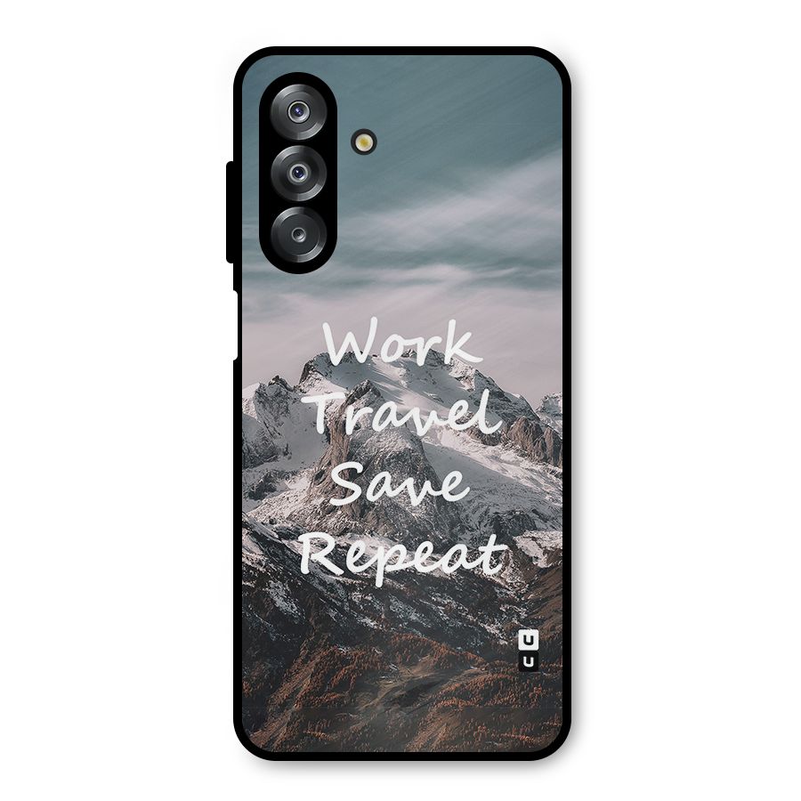 Work Travel Metal Back Case for Galaxy A26