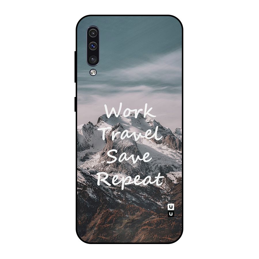 Work Travel Metal Back Case for Galaxy A30s