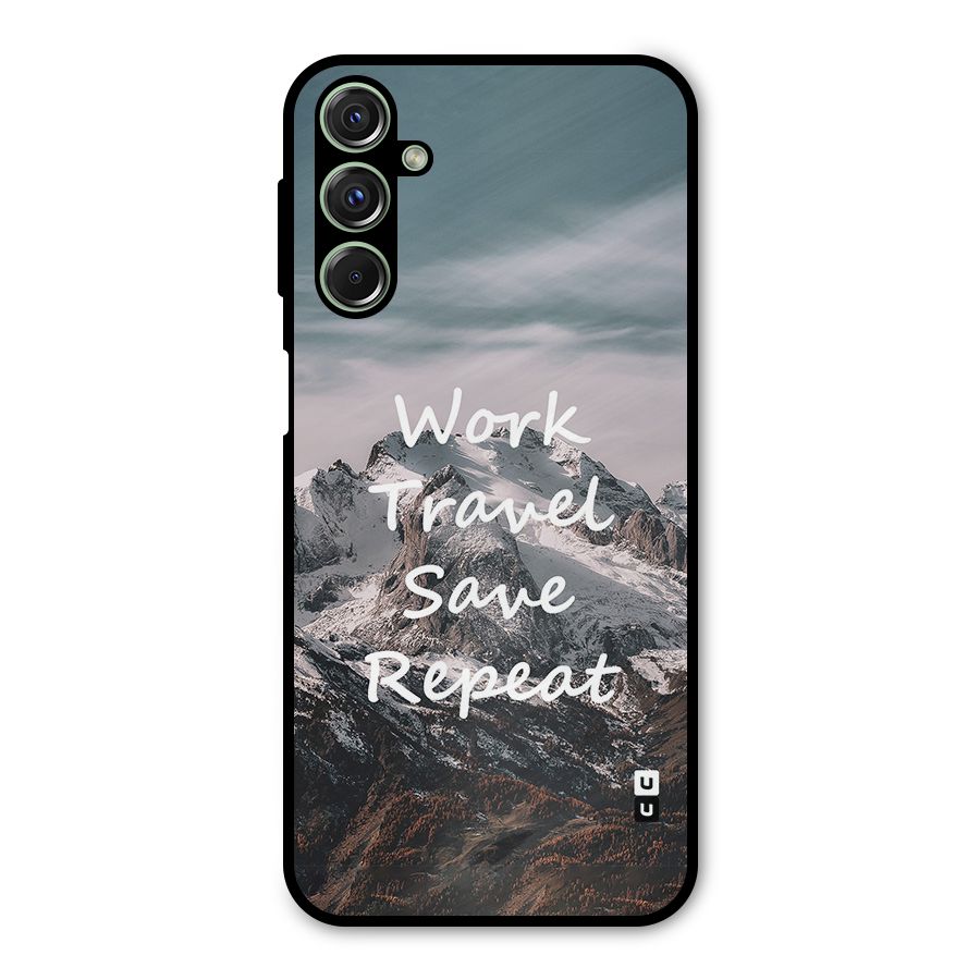 Work Travel Metal Back Case for Galaxy F34