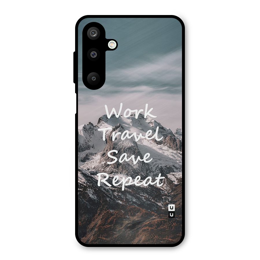 Work Travel Metal Back Case for Galaxy M16