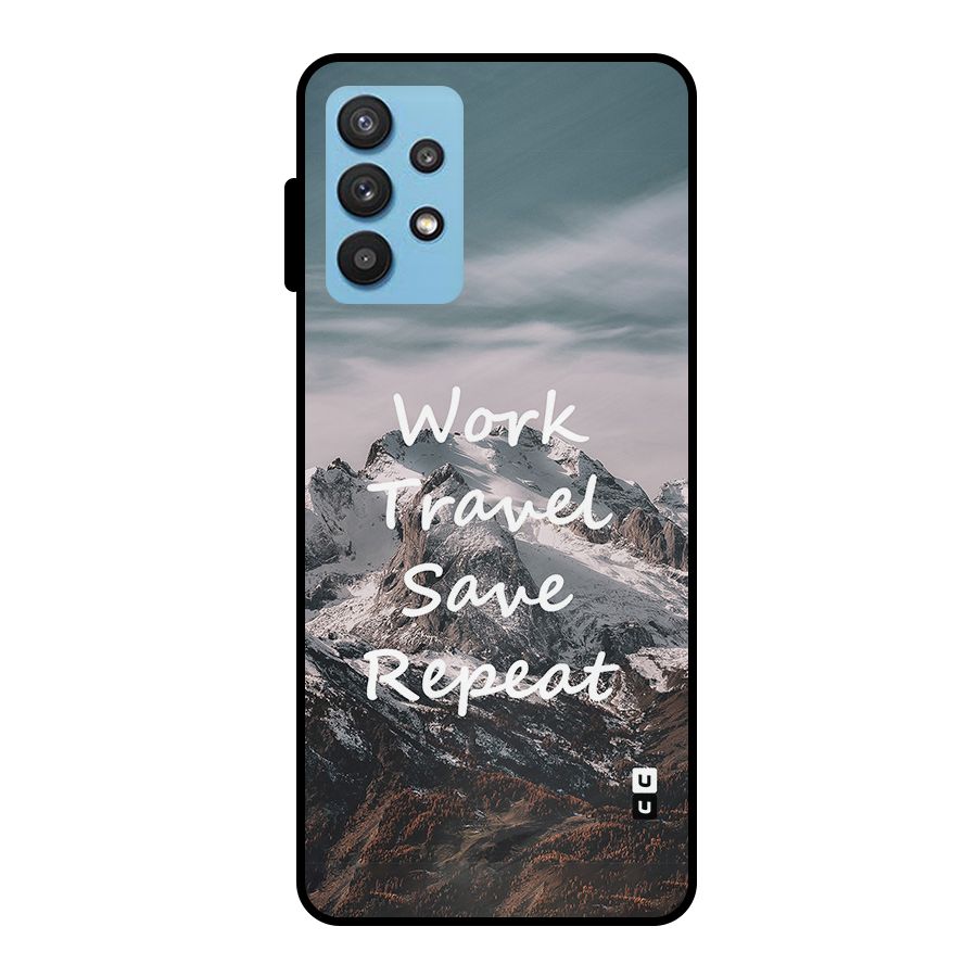 Work Travel Metal Back Case for Galaxy M32 5G