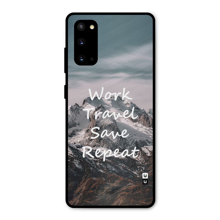 Work Travel Metal Back Case for Galaxy S20