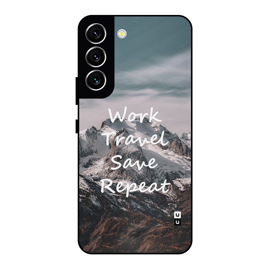 Work Travel Metal Back Case for Galaxy S22 5G