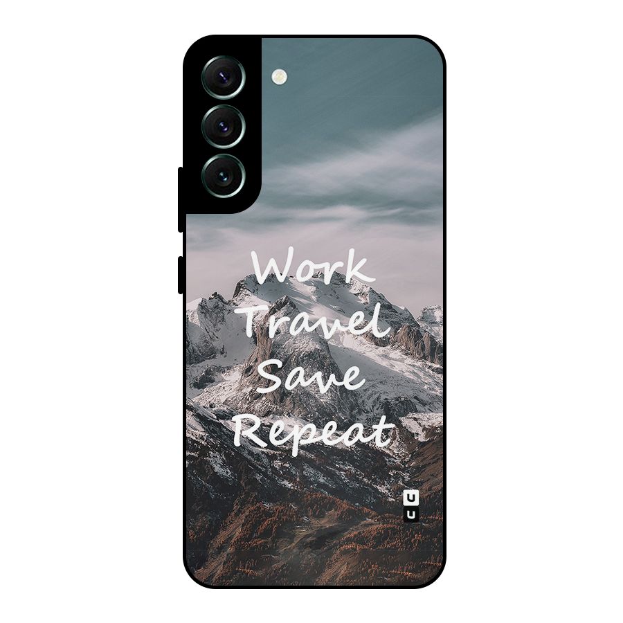 Work Travel Metal Back Case for Galaxy S22 Plus 5G