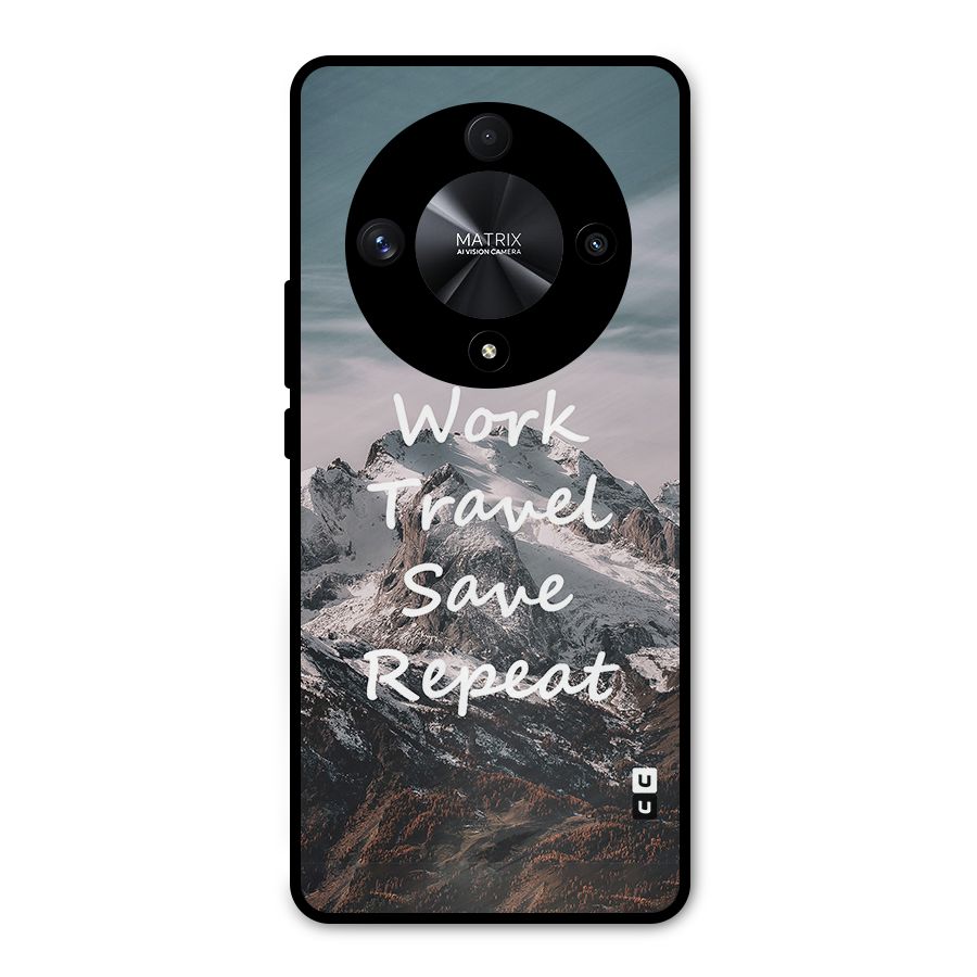 Work Travel Metal Back Case for Honor X9b