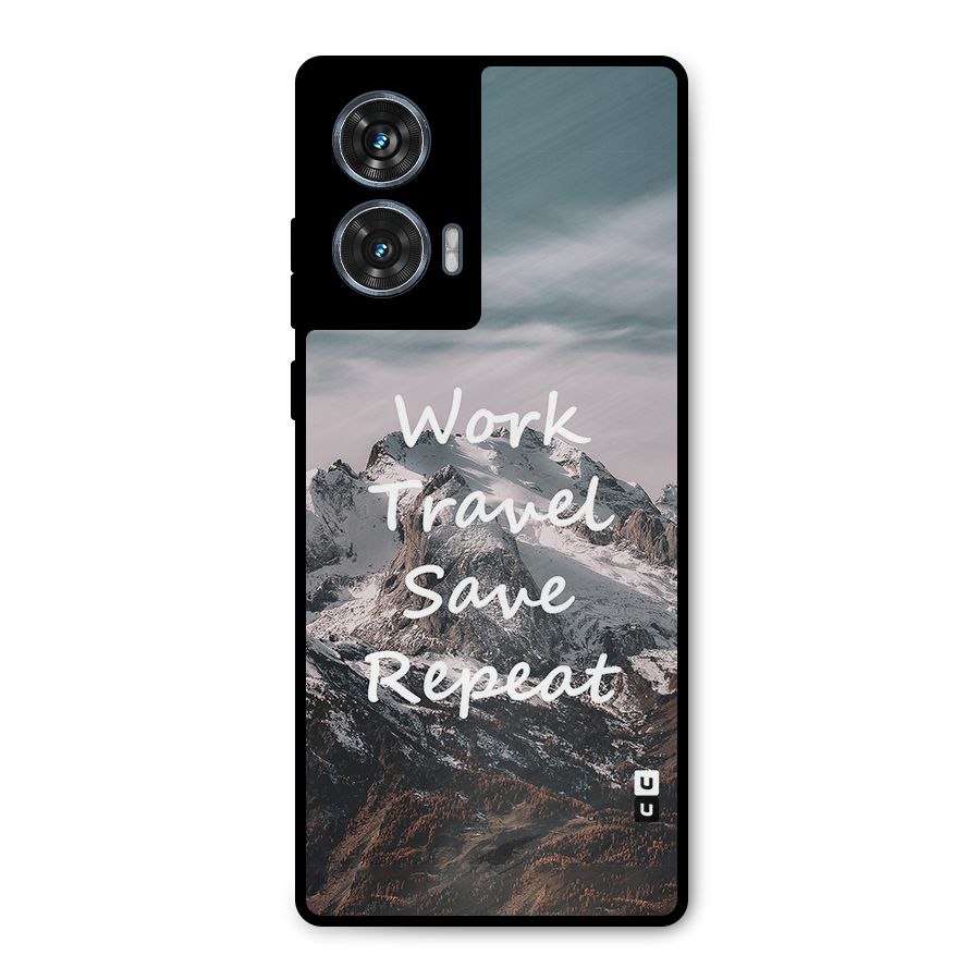Work Travel Metal Back Case for Motorola G96