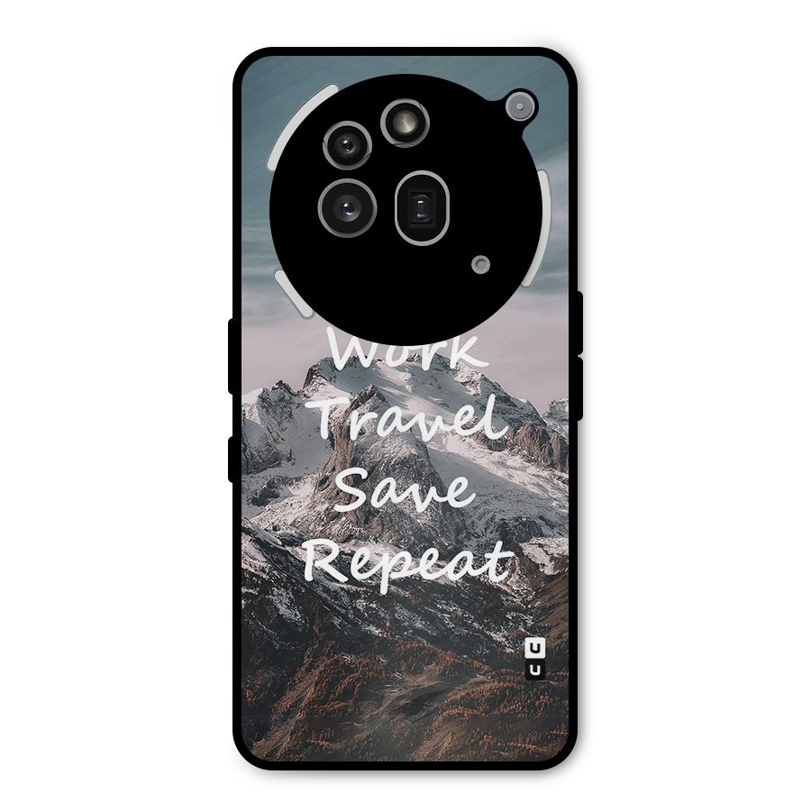 Work Travel Metal Back Case for Nothing Phone 3a Pro