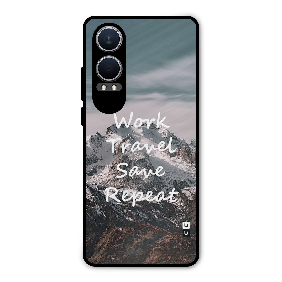 Work Travel Metal Back Case for OnePlus Nord CE4 Lite