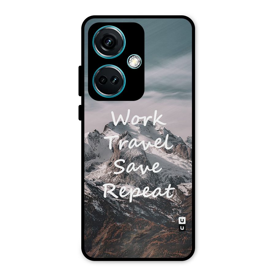 Work Travel Metal Back Case for OnePlus Nord CE 3 5G
