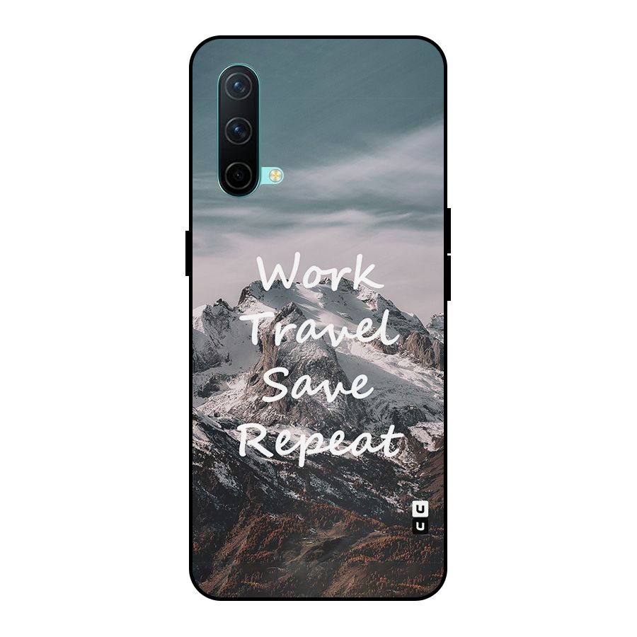 Work Travel Metal Back Case for OnePlus Nord CE 5G