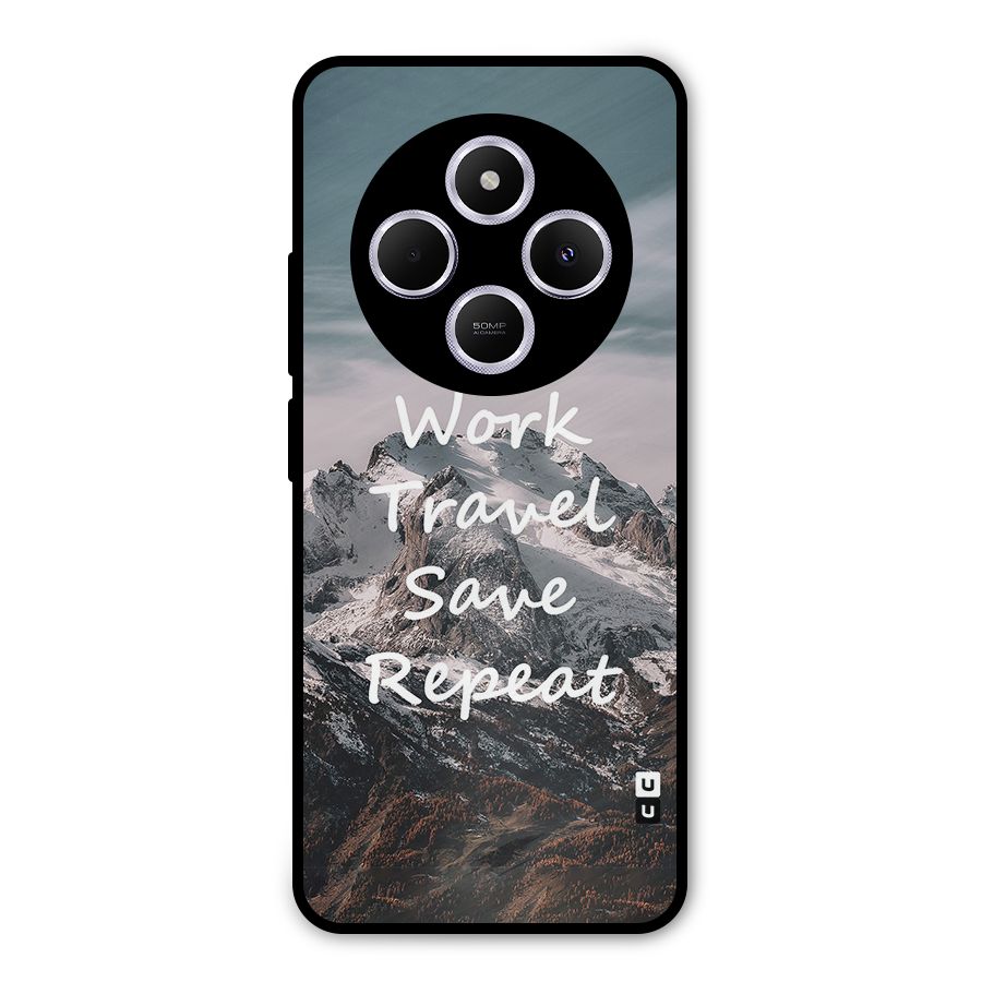 Work Travel Metal Back Case for Poco M7