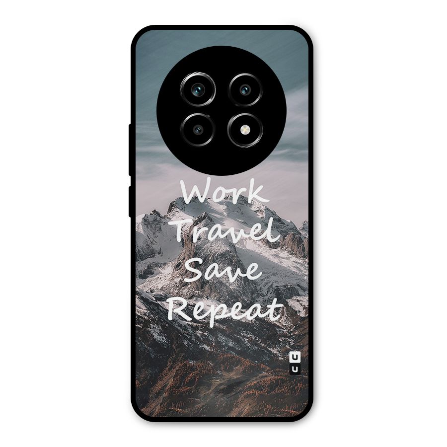 Work Travel Metal Back Case for Realme 13 Pro