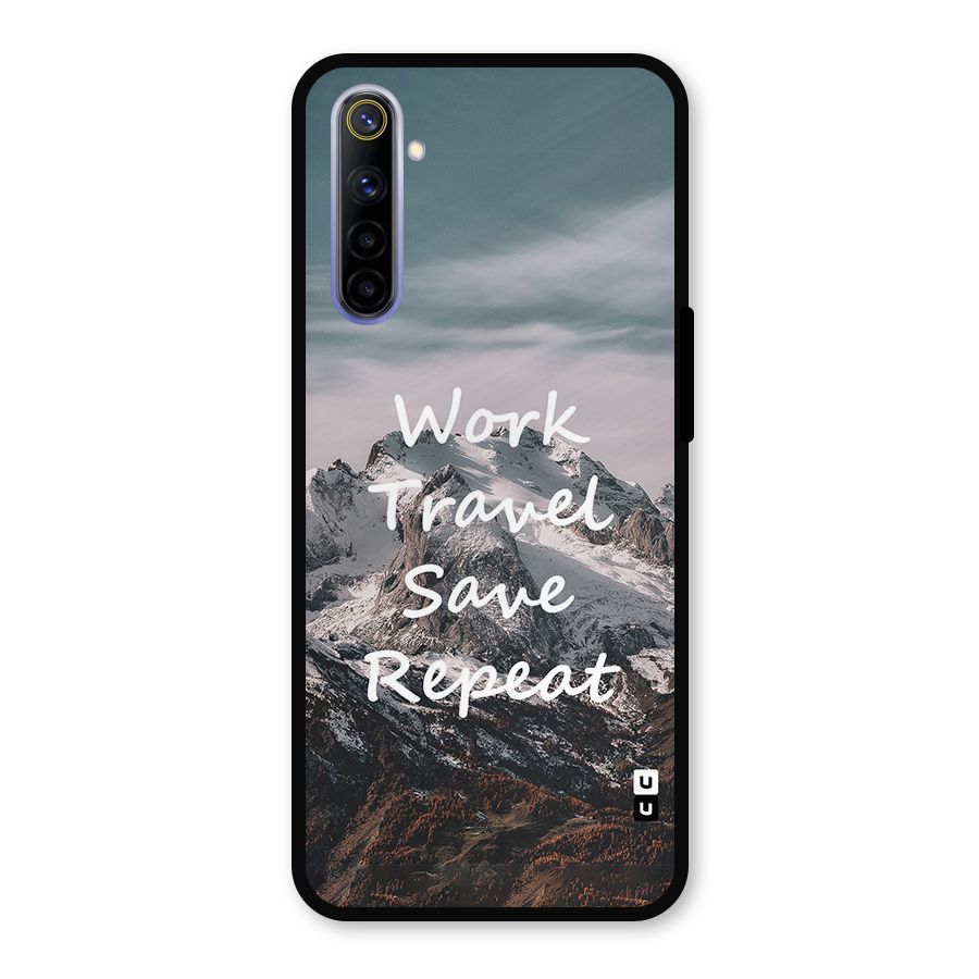 Work Travel Metal Back Case for Realme 6