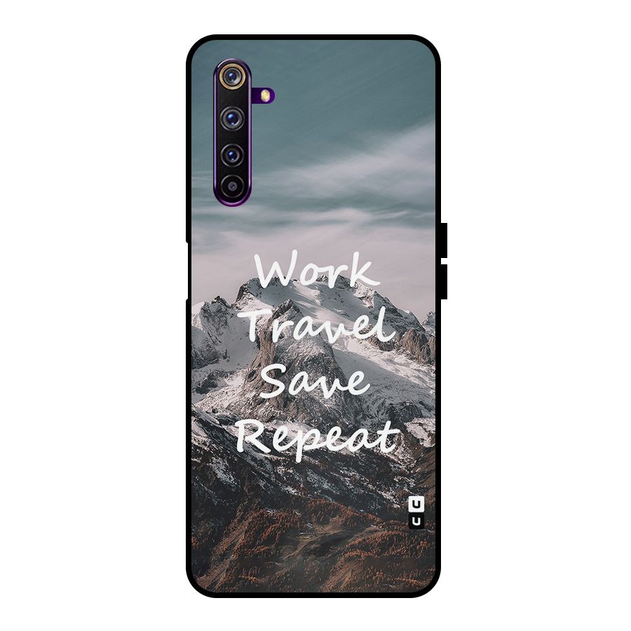 Work Travel Metal Back Case for Realme 6 Pro