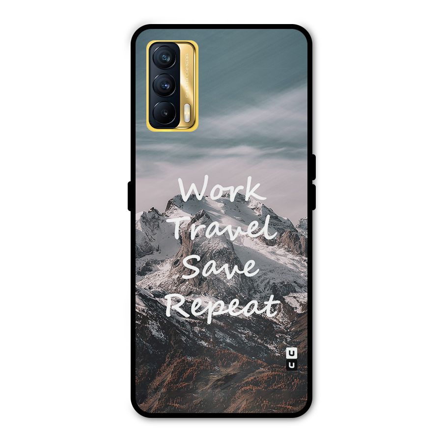 Work Travel Metal Back Case for Realme X7