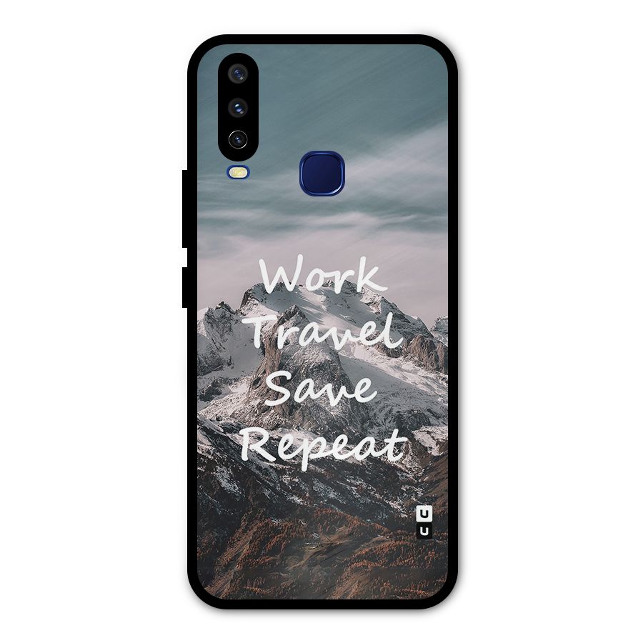 Work Travel Metal Back Case for Vivo V17