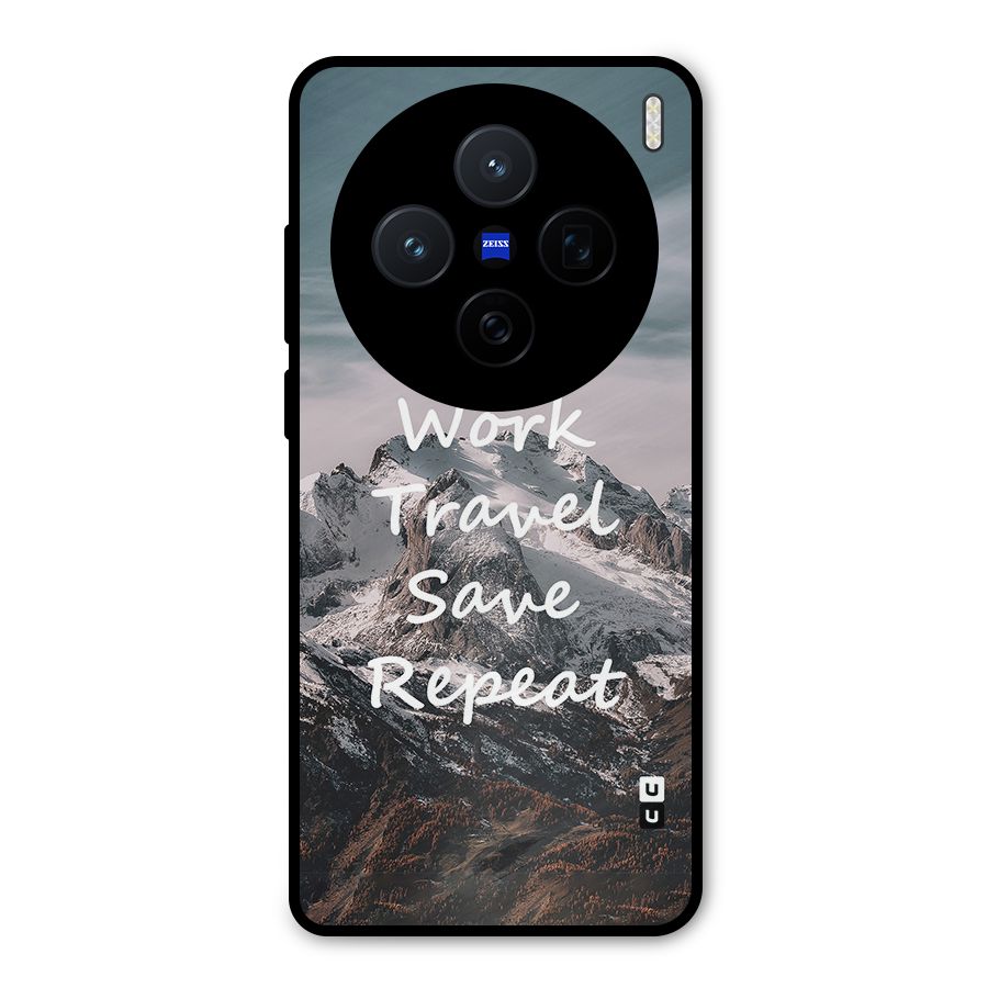 Work Travel Metal Back Case for Vivo X200
