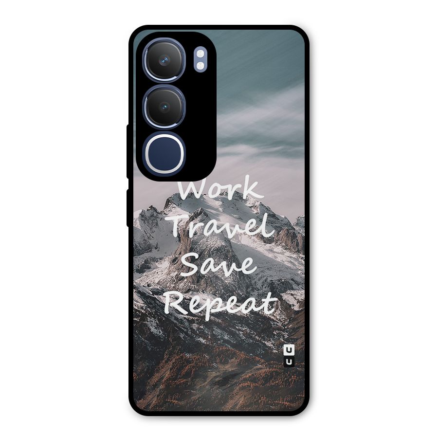 Work Travel Metal Back Case for Vivo Y29
