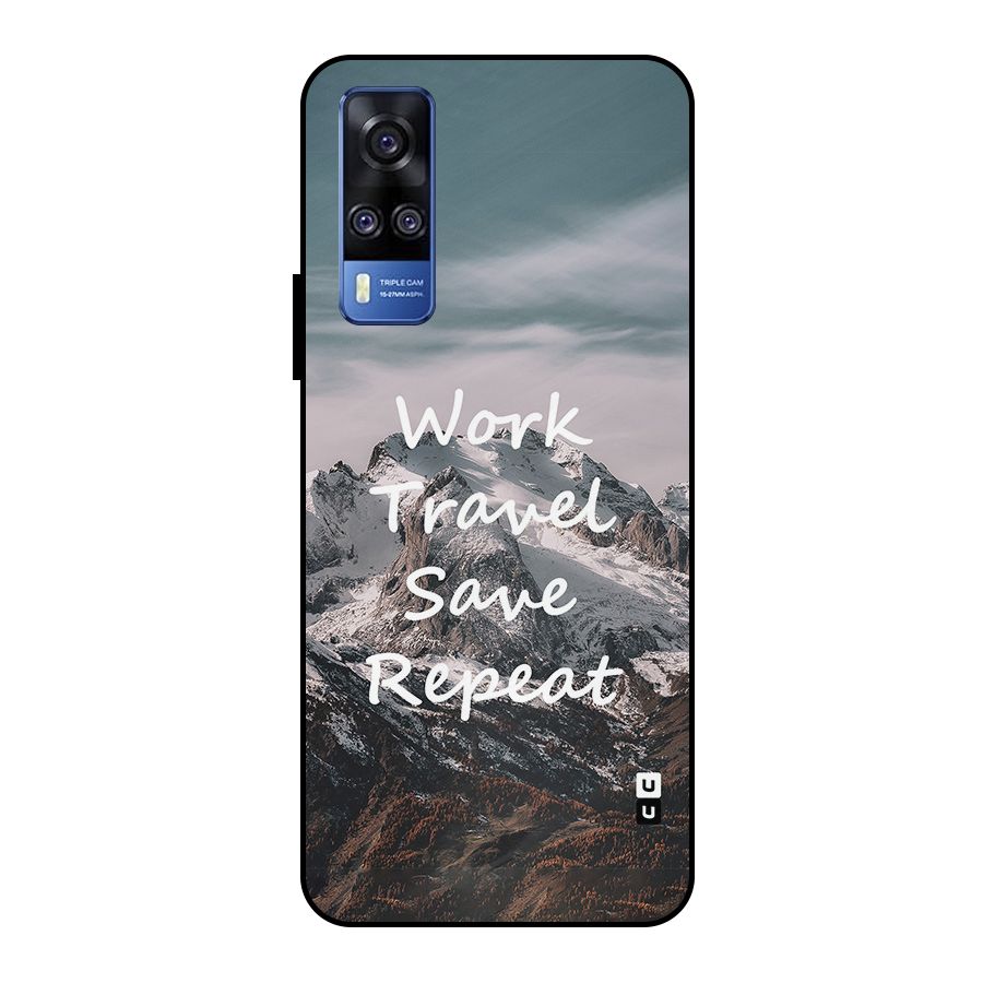 Work Travel Metal Back Case for Vivo Y51