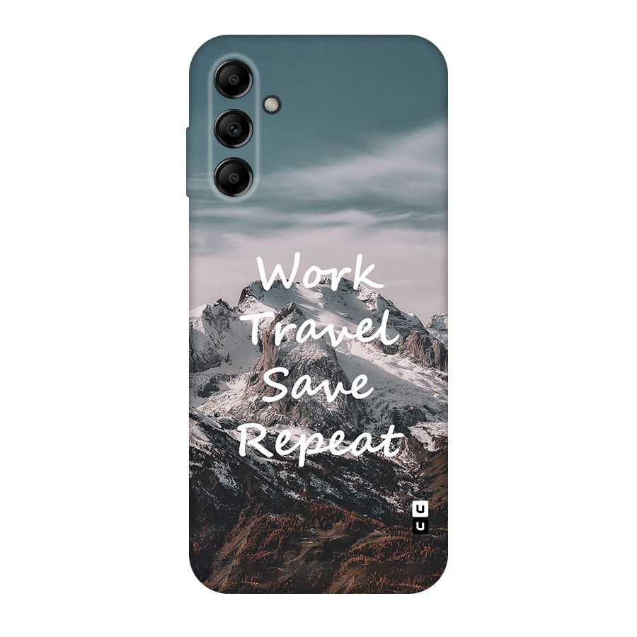 Work Travel Original Polycarbonate Back Case for Galaxy A14 5G