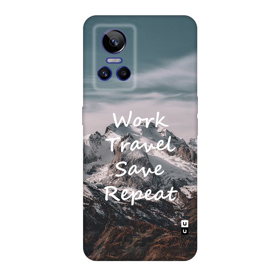 Work Travel Original Polycarbonate Back Case for Realme GT Neo 3