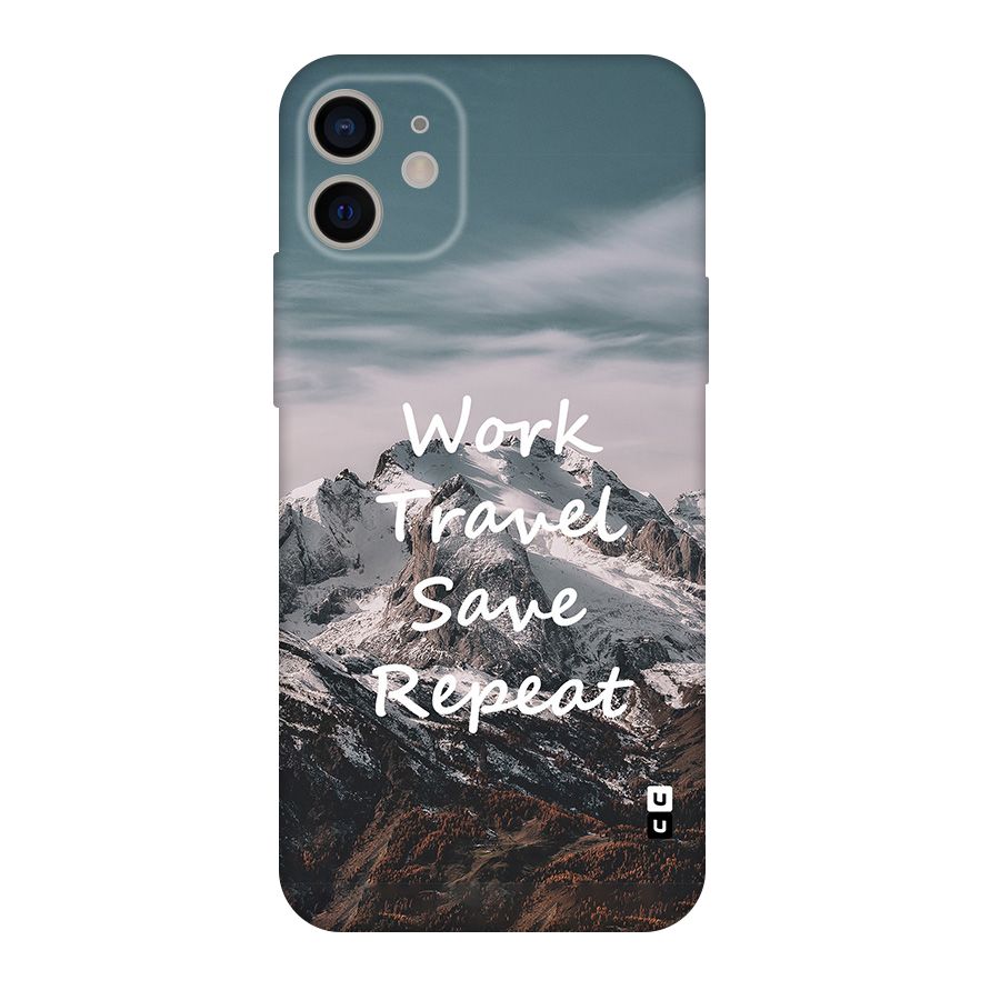 Work Travel Original Polycarbonate Back Case for iPhone 11