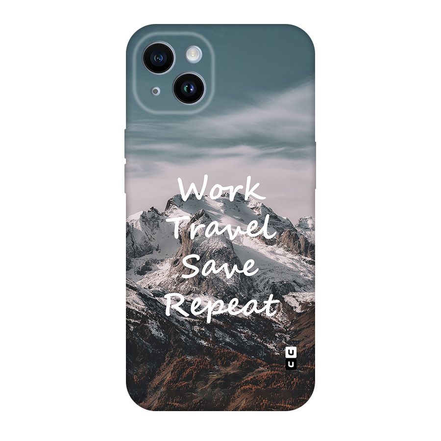 Work Travel Original Polycarbonate Back Case for iPhone 14