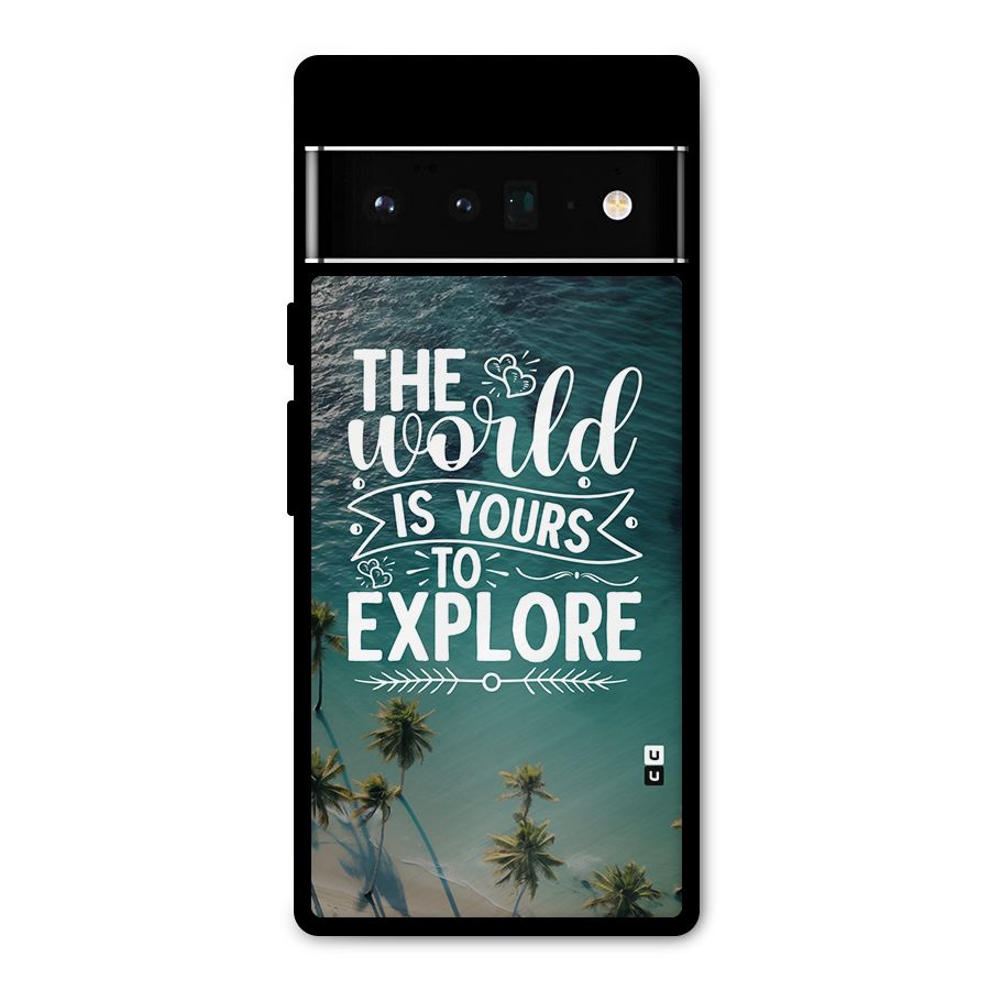 World To Explore Metal Back Case for Google Pixel 6 Pro