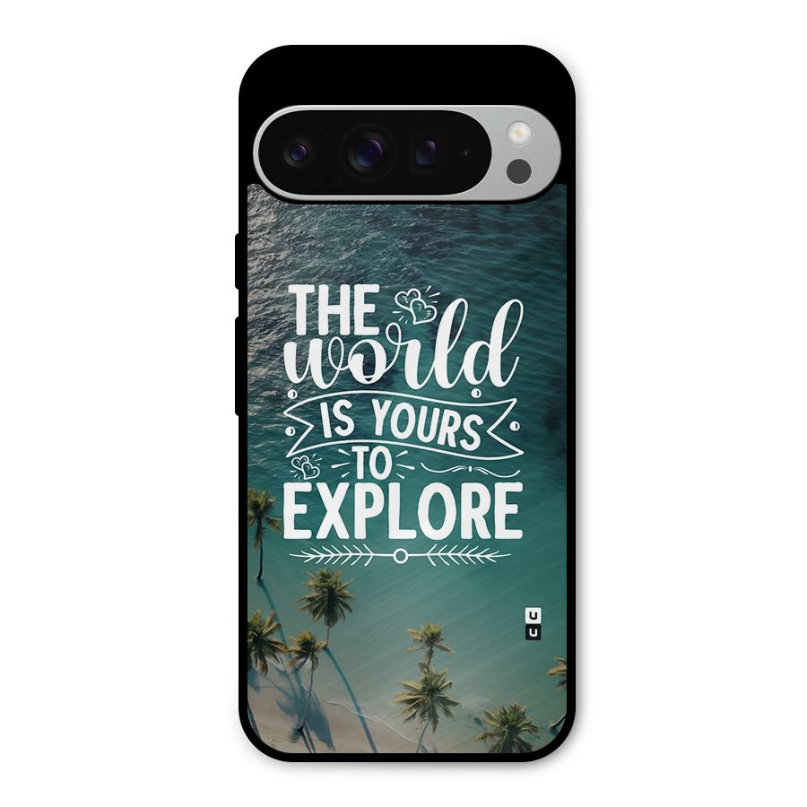 World To Explore Metal Back Case for Google Pixel 9 Pro XL