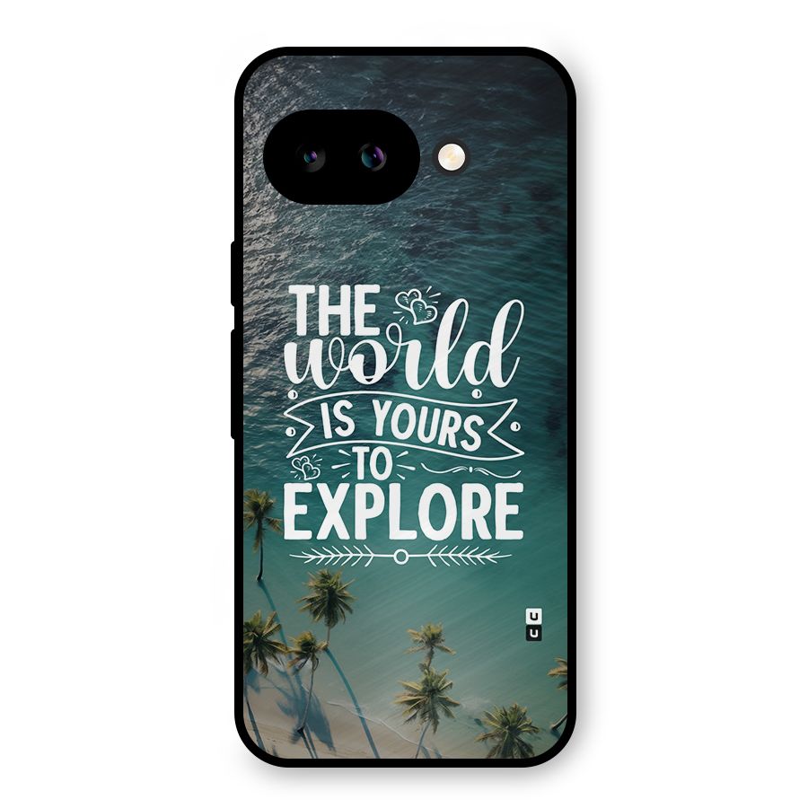 World To Explore Metal Back Case for Google Pixel 9a