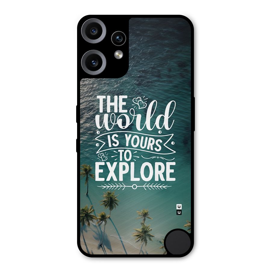 World To Explore Metal Back Case for Nothing CMF Phone 2 Pro