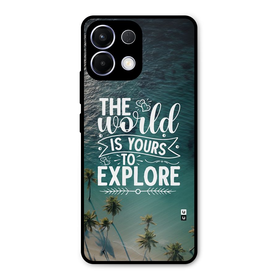 World To Explore Metal Back Case for Oppo K13