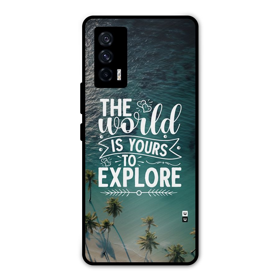 World To Explore Metal Back Case for iQOO 7 5G